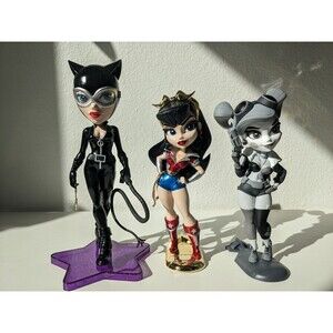 Cryptozoic Harley Quinn Wonder Woman Cat Woman Bombshells Exclusive Vinyl Vixen
